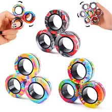 Magnetic Fidget Rings (3-Pack)