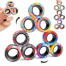 Magnetic Fidget Rings (3-Pack)