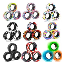 Magnetic Fidget Rings (3-Pack)